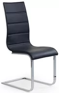 Krzesła - Krzesło metalowe PROFEOS Baster, czarne, 58x42x99 cm - miniaturka - grafika 1