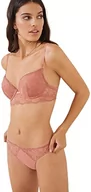 Biustonosze - women'secret Damski biustonosz push-up, z wieloma wycięciami, pomarańczowy, 75B - miniaturka - grafika 1