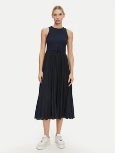Tommy Hilfiger Sukienka codzienna WW0WW39342 Granatowy Regular Fit - Sukienki - miniaturka - grafika 1