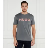 Koszulki męskie - HUGO T-shirt Dulivio Regular Fit - miniaturka - grafika 1