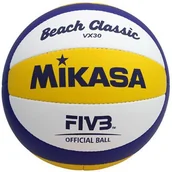 Siatkówka - Mikasa Mikasa VX 30 Piłka do siatkówki żółto-niebiesko-biała - miniaturka - grafika 1