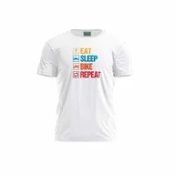 Koszulki męskie - Green Fish, Męski T-shirt z cyfrowym nadrukiem,% 100 bawełna, biały, na co dzień, męskie topy, rozmiar: S, biały, S - miniaturka - grafika 1