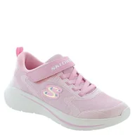 Buty dla dziewczynek - Skechers Sneakersy dziewczęce Wave 92, różowy, 3 UK - miniaturka - grafika 1