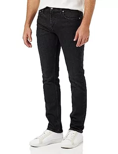 Tommy Hilfiger Straight Denton Str Męskie spodnie jeansowe, Arbor Black, 35W/34L, Arbor Black, 35W / 34L - Spodenki męskie - miniaturka - grafika 1