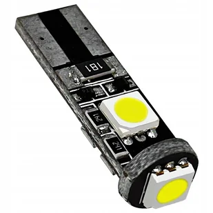 Mocna Żarówka W5W 3 LED T10 Żarówki Postojowe Postojówki B201 - Żarówki samochodowe - miniaturka - grafika 1