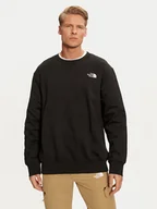Bluzy męskie - The North Face Bluza Essential NF0A89ET Czarny Regular Fit - miniaturka - grafika 1