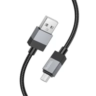 Kable USB - Kabel USB A do Micro USB Hoco 2,4A 1 m X110 czarny - miniaturka - grafika 1