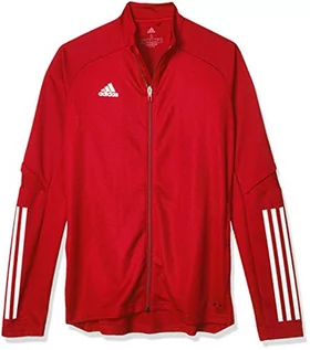 Kurtki damskie - Adidas damska kurtka treningowa Condivo 20, Team Power czerwony/biały, 2XL FS7107 - grafika 1