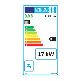 Kocioł grzewczy C.O. SAS EFEKT 1,5 m2 17 kW kl.5 lewy TECH - Piece i kotły grzewcze - miniaturka - grafika 3