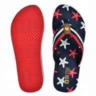 Klapki i japonki damskie - Japonki damskie BIG STAR piankowe miejskie platforma plażowe RR274A127 40 - miniaturka - grafika 1