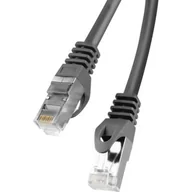 Patchcordy - Lanberg Patchcord RJ45 cat.6 FTP 20m czarny - miniaturka - grafika 1