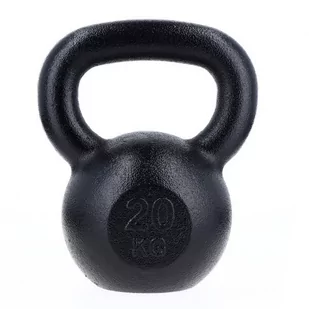 20 kg Kettlebell żeliwny kula kettle hantle Ba-kcz - Kettlebell - miniaturka - grafika 1