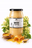 Miód - Naturalny Miód Lipowy 1100g Kwiatowy Aromat Do Herbaty Premium PL - miniaturka - grafika 1