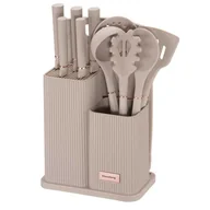 Noże kuchenne - ZESTAW NOŻY I PRZYBORÓW KUCHENNYCH Z DESKĄ W STOJAKU KLAUSBERG KB-7935 - miniaturka - grafika 1