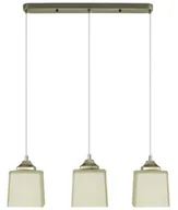 Lampy sufitowe - Retro lampa wisząca z małymi kloszami 6753/3 21QG z serii KOSTKA - miniaturka - grafika 1