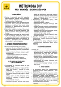 Instrukcje stanowiskowe BHP - IAE23 INSTRUKCJA BHP PRZY MONTAŻU I DEMONTAŻU OPON, HN - PŁYTA ELASTYCZNA 0,4MM; (245X350MM) - miniaturka - grafika 1