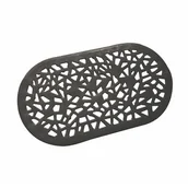 Maty antypoślizgowe - Mata antypoślizgowa Grenada 68 x 39 cm czarny - miniaturka - grafika 1