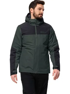 Jack Wolfskin Kurtka zimowa "Jasper" w kolorze zielonym - Kurtki i kamizelki sportowe męskie - miniaturka - grafika 1