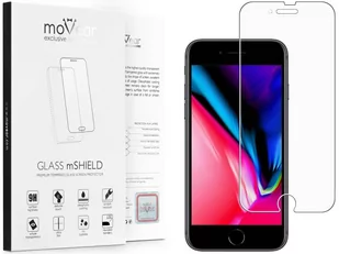 movear Szkło Hartowane 9H do iPhone 8 Plus / iPhone 7 Plus case Friendly MATOWE 2.5D AIP7PGPM14M00 - Szkła hartowane na telefon - miniaturka - grafika 1