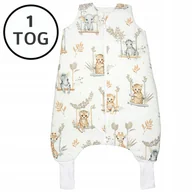 Śpiworki dla dzieci - OCIEPLANY ŚPIWOREK Z NOGAWKAMI 74-86 S 1 TOG BAWEŁNA 100% PRODUKT POLSKI - miniaturka - grafika 1