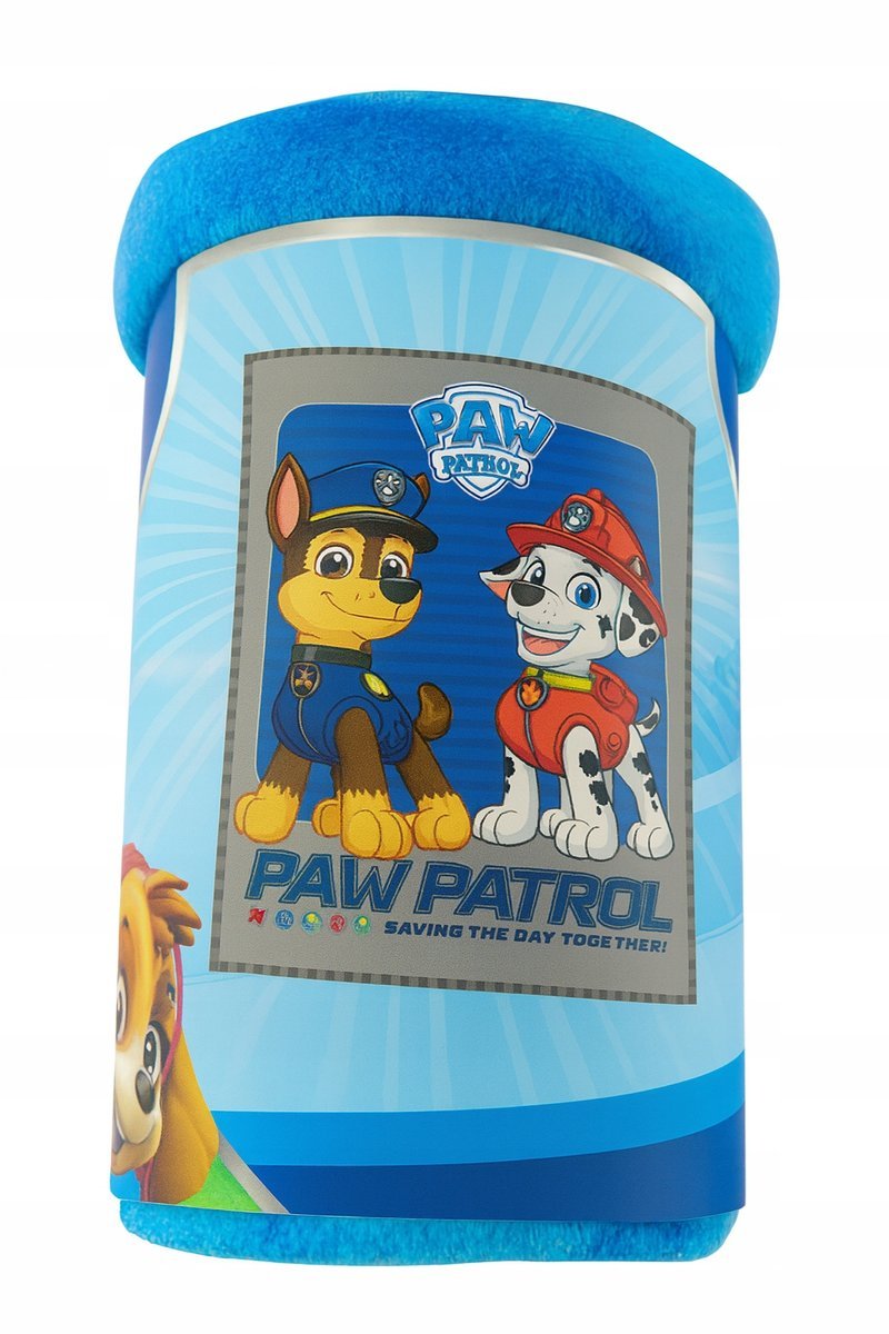 Wygodny i ciepły koc Flanelowy - Psi Patrol rozmier 130x160 cm - oryginalny