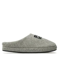 Kapcie męskie - Kapcie Tommy Hilfiger Flag Herringbone House Shoe FM0FM05304 Szary - miniaturka - grafika 1