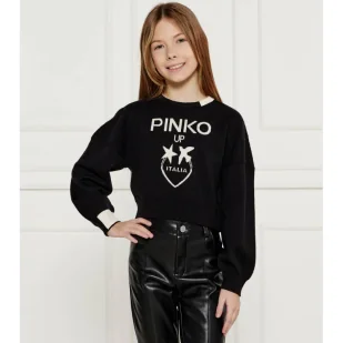 Pinko UP Sweter Regular Fit - Swetry dla dziewczynek - miniaturka - grafika 1