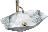 Umywalki - Rea Umywalka nablatowa Vegas Granit Shiny U5602 - miniaturka - grafika 1