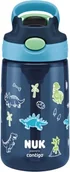 Butelki dla niemowląt - NUK Trinkflasche Contigo Easy Straw Cup 420ml blau - miniaturka - grafika 1