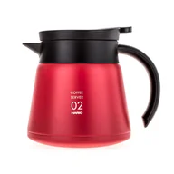 Pozostałe akcesoria barmańskie - Hario Hario Insulated Server V60-02 Czerwony 600 ml 2590 - miniaturka - grafika 1