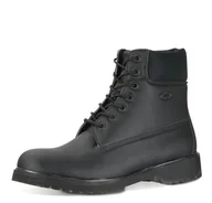 Kozaki damskie - Lugz Convoy modne kozaki, czerwone, Czarny odporny na ścieranie. - 43 EU - miniaturka - grafika 1