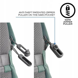 XD Design Plecak miejski antykradzieżowy XD Design Bobby Soft - green P705.797 - Plecaki - miniaturka - grafika 26