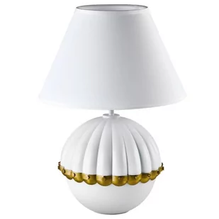 CosmoLight Pralines lampa stołowa 1-punktowa złota/biała T01268WH - Lampy stojące - miniaturka - grafika 1