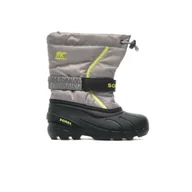 Śniegowce damskie - Buty Sorel YOUTH FLURRY DTV, śniegowce szare dziecięce 1855252062 30 - miniaturka - grafika 1