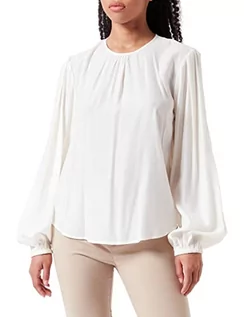 Bluzy damskie - Sisley Damska bluza, Kremowy biały 10r, L - grafika 1