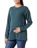 Swetry damskie - Noppies Maternity damski sweter Pinson Nursing Long Sleeve Pullover, zielony gables-P982, XL - miniaturka - grafika 1