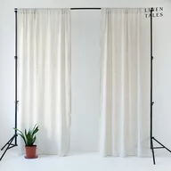 Firany - Kremowa firanka 130x330 cm Daytime – Linen Tales - miniaturka - grafika 1