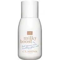 Podkłady do twarzy - Clarins milky cashew Upiększające mleczko do makijażu Milky Boost Podkład 50ml - miniaturka - grafika 1