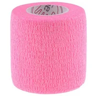 Apteczki i materiały opatrunkowe - 5E, bandaż kohezyjny Non-Woven Premium, lateksowy, różowy, 5 cm x 4,5 m - miniaturka - grafika 1
