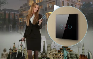 Dotykowy Włącznik Światła ZigBee Avatto ZTS02-EU-B1 Pojedynczy TUYA (czarny) - Sterowniki i przekaźniki - miniaturka - grafika 4