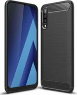 Etui i futerały do telefonów - CASE ETUI CARBON LUX CZARNY SAMSUNG GALAXY A20 / A30 standard - miniaturka - grafika 1