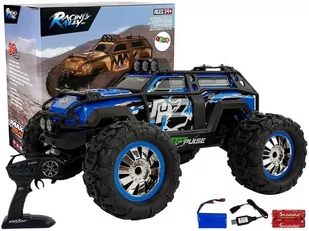 Import LEANToys Auto Rajdowe Zdalnie Sterowane Niebieskie 2.4G 1:18 35 km/h Kontrola Prędkości LT-9034-0 - Zabawki zdalnie sterowane - miniaturka - grafika 1