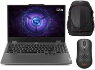 Torby na laptopy - LENOVO LOQ-15 i5-12450HX/16GB/512GB/RTX 4050/15,6" 144Hz/Win11 + Plecak na laptopa Silver Monkey X Gaming Backpack 17,3"+ Mysz Silver Monkey X Vervet - miniaturka - grafika 1