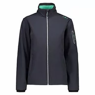 Kurtki damskie - CMP F.lli Campagnolo damska kurtka softshell z technologią ClimaProtect WP 7.000, Antracite-Aquamint, D46 38A1816 - miniaturka - grafika 1