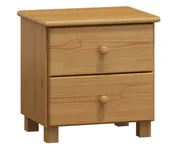 Szafki nocne - Szafka nocna sosnowa TINA olcha - miniaturka - grafika 1