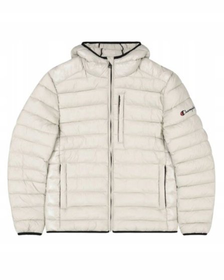 Kurtka Męska Champion Beżowa 220340-Es057 Zimowa Puchowa Na Zimę S