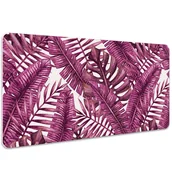 Podkładki na biurko - Duża podkładka na biurko Liście tropikalne 100x50cm, Dywanomat - miniaturka - grafika 1