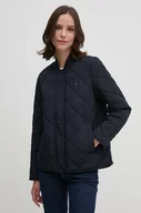Kurtki damskie - Tommy Hilfiger kurtka damska kolor granatowy przejściowa WW0WW42376 - miniaturka - grafika 1