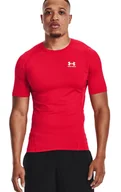Koszulki męskie - Koszulka męska UNDER ARMOUR czerwona HeatGear® - miniaturka - grafika 1
