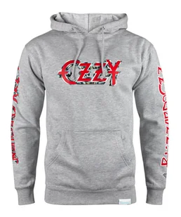 bluza OZZY OSBOURNE - BLIZZARD OF OZZ, kangurka z kapturem szara-XL - Bluzy męskie - miniaturka - grafika 1